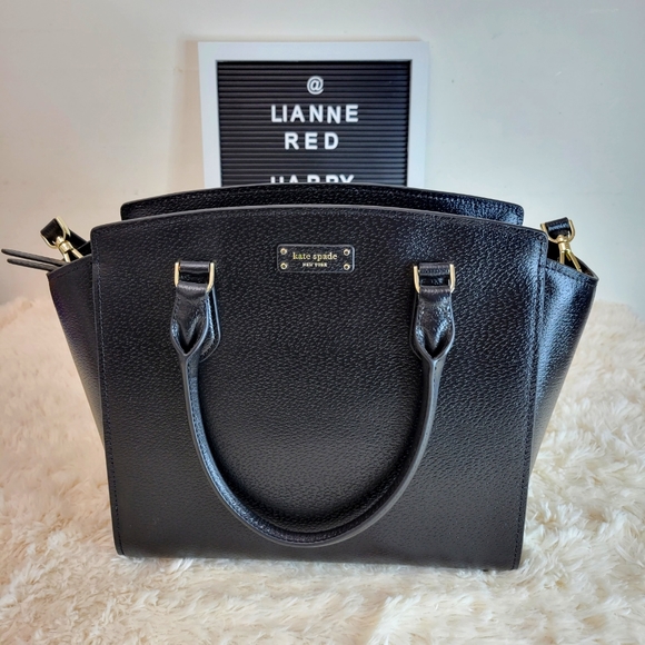 Kate Spade Jeanne Black Satchel - Picture 2 of 9